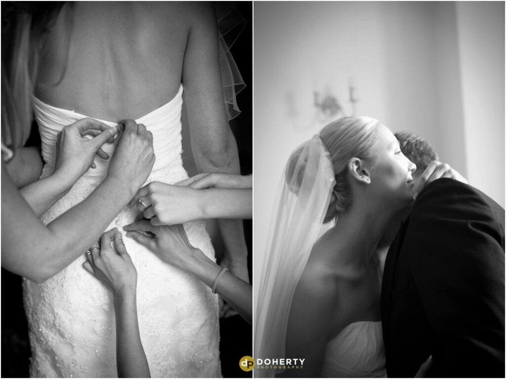 Ettington Park Wedding Bride and Father moment