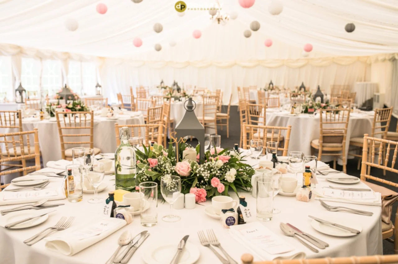 Wethele Manor Marquee set-up