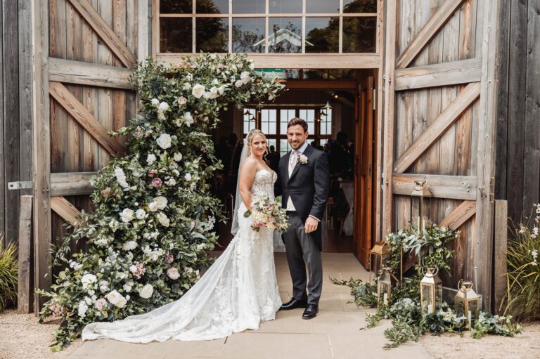 Haley and Simon and Hyde House - Barn Ceremony